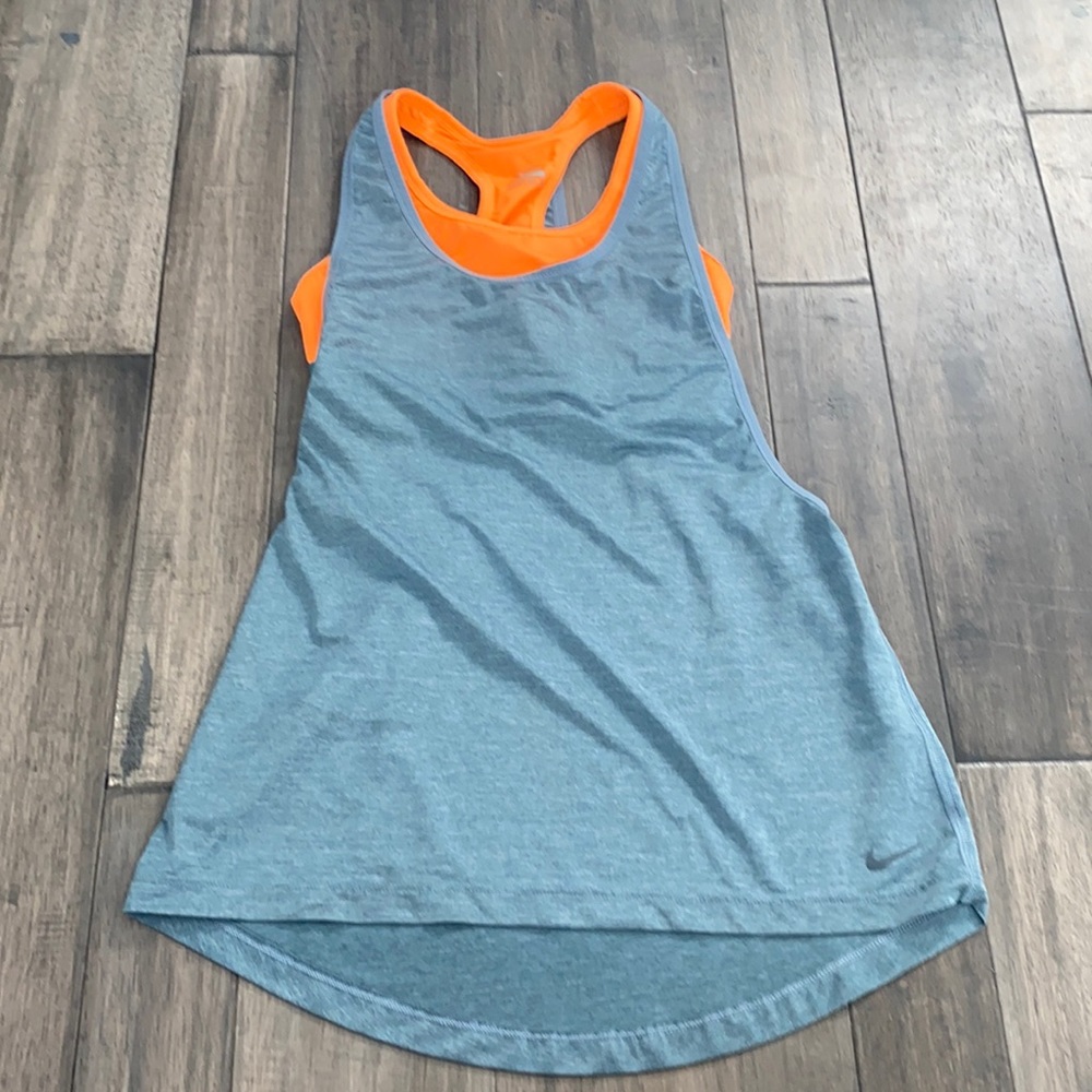 Nike Dri-Fit Tank Top W/Build In Sports Bra Sz‎ XS
